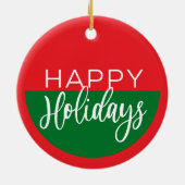 Joyeuses fêtes - Ornement de Noël (Dos)