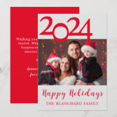 Joyeuses Fêtes Photo Carte de Noël (Devant / Derrière)