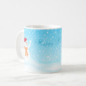 "Joyeuses fêtes" Snowman Mug (Devant gauche)