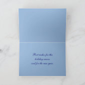 Joyeuses Fêtes Sphinx Chat Avec Carte De Guirlande (Intérieur)