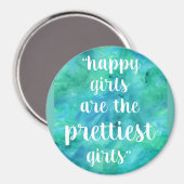 Joyeuses filles sont les plus belles filles Magnet (Recto/Verso)