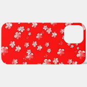 Joyeuses Fleurs 3 - Rouge - Jolie Fille Coque - (Verso / Droite)