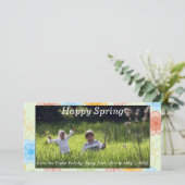 Joyeuses fleurs Cartes photos du printemps et de P (Debout devant)