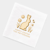 Joyeuses fleurs de printemps de lapin de Pâques pe (Gauche)