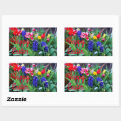 Joyeuses fleurs de printemps de Pâques Stickers #3 (Feuille)