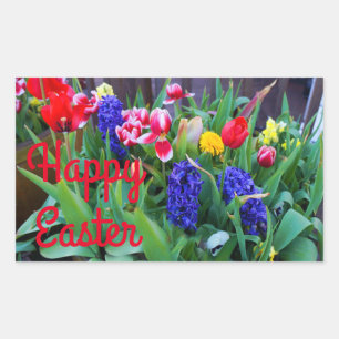 Joyeuses fleurs de printemps de Pâques Stickers #3