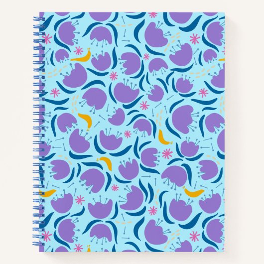 Joyeuses fleurs et boues - Carnet spiral (Devant)