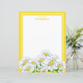 Joyeuses marguerites feuille papier jaune blanc no (Debout devant)