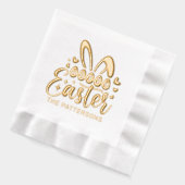 Joyeuses Oreilles de lapin de Pâques Nom personnal (Gauche)