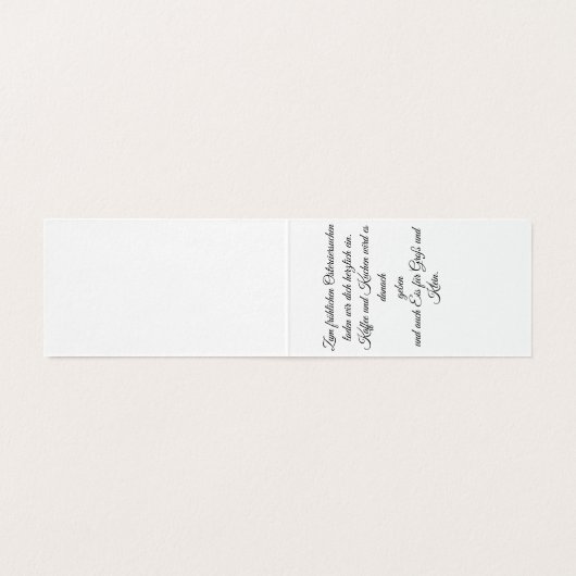 Joyeuses Pâques (Inside Unfolded)