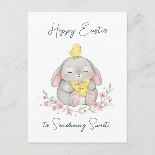 Joyeuses Pâques à Somebunny Sweet Carte de Pâques (Devant)