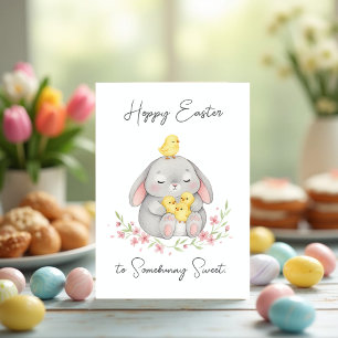 Joyeuses Pâques à Somebunny Sweet Carte de Pâques