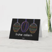 Joyeuses Pâques à vos proches ! Carte (Dos)
