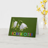 Joyeuses Pâques à vos proches ! Carte (Fleur jaune)