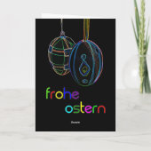 Joyeuses Pâques à vos proches ! Carte (Dos)