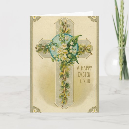 Joyeuses Pâques à Vous - Carte Postale Antique, (Devant)