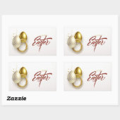 Joyeuses Pâques Autocollant rectangulaire (Feuille)