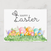Joyeuses Pâques avec Œufs Carte postale (Devant)