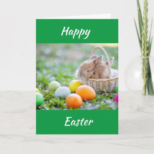 ***JOYEUSES PÂQUES & BON PRINTEMPS*** CARTE DE PÂQ (Devant)