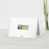 Joyeuses pâques. Carte Est à French (Dos)