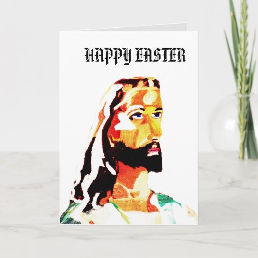 Joyeuses Pâques, carte JESUS (Devant)