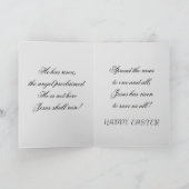Joyeuses Pâques, carte JESUS (Intérieur)