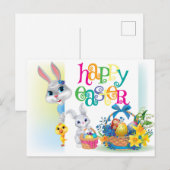 Joyeuses Pâques Carte postale (Devant / Derrière)