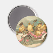 Joyeuses Pâques Cute  Easter Magneet (Voorkant / Achterkant)