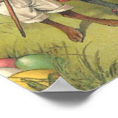 Joyeuses Pâques Cute Easter Poster (Hoek)