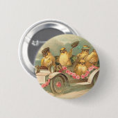 Joyeuses Pâques Cute Easter Ronde Button 5,7 Cm (Voorkant /achterkant)