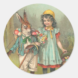 Joyeuses Pâques Cute  Easter Ronde Sticker