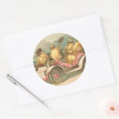 Joyeuses Pâques Cute  Easter Ronde Sticker (Envelop)