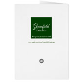 Joyeuses Pâques de notre maison Aquarelle Daffodil (Dos)