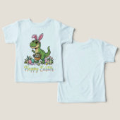 Joyeuses Pâques Dinosaure Lapin Mignon Dino (Design Recto & Verso)