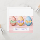 Joyeuses Pâques image de carte de Pâques (Devant/Arrière en situation)