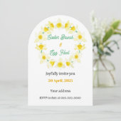 Joyeuses Pâques. Invitation (Debout devant)