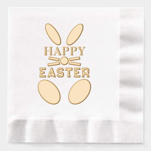 Joyeuses Pâques Lapin de Pâques Fantaisiste (Recto)