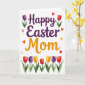 Joyeuses Pâques Maman Carte de Printemps (Fleur jaune)