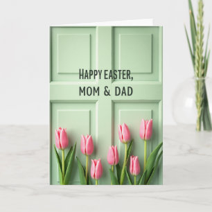 Joyeuses Pâques Parents Carte de Printemps