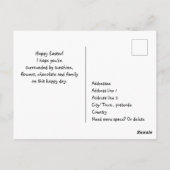 🐰 Joyeuses Pâques pour Pickleballer, carte postal (Dos)