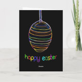 Joyeuses Pâques pour vos proches ! Carte (Dos)