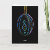 Joyeuses Pâques pour vos proches ! Carte (Dos)