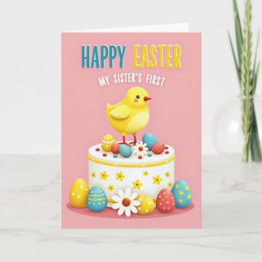 Joyeuses Pâques Première Carte (Devant)