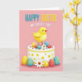 Joyeuses Pâques Première Carte (Fleur jaune)