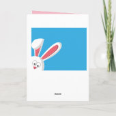 Joyeuses Pâques souhaitent la carte de voeux (Dos)