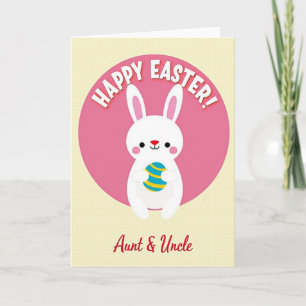 Joyeuses Pâques Tante Oncle Carte
