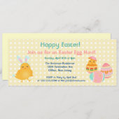 Joyeuses pousses de Pâques Invitation à la chasse  (Devant / Derrière)