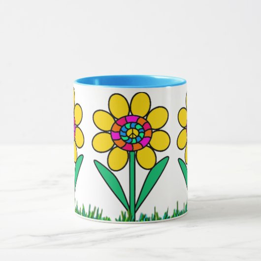 Joyeuses salades de paix Mug (Centre)