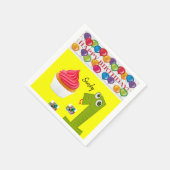 Joyeuses serviettes en papier d'anniversaire (Coin)