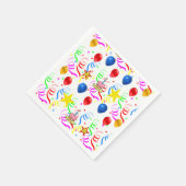 Joyeuses serviettes en papier d'anniversaire (Coin)